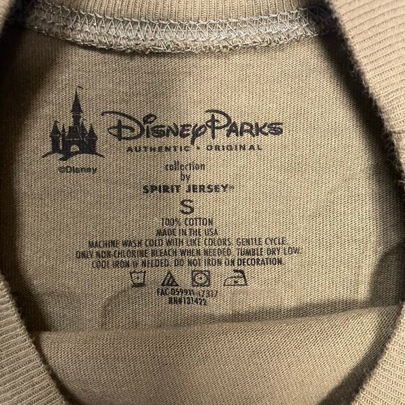 Disney Parks Walt Disney World Olive Army Green Spirit Jersey Size Small - Picture 4 of 7